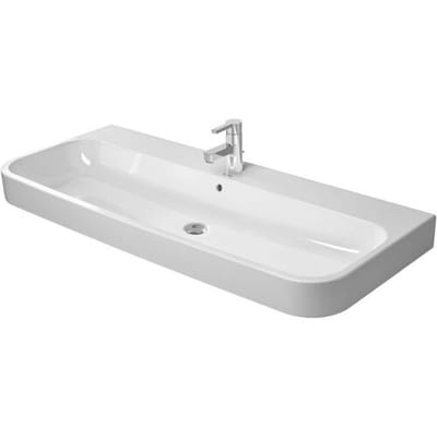 Duravit Happy D.2 furniture washbasin 120 cm, with 1 tap hole 2318120000