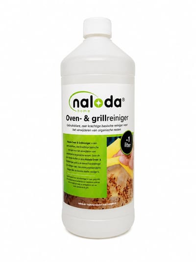Naloda® Oven- & Grillreiniger 1L – Krachtige Vetverwijderaar – Oven Reiniger – BBQ & Grill Schoonmaken – Verwijdert Aangekoekt Vet