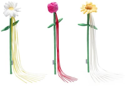 Beeztees Kattenhengel Lentebloei 45 cm kleur assorti 1st