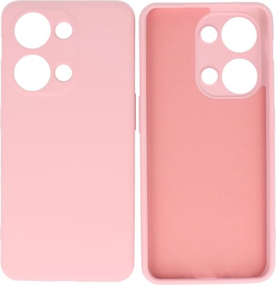 Hoesje Geschikt voor de OnePlus Nord 3 5G - Fashion Backcover Hoesje - Colorful Telefoonhoesje - Roze
