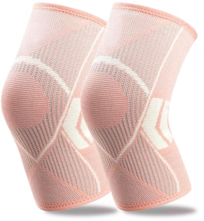Kniebeschermers - 2-delige kniebandages voor mannen en vrouwen - Kniecompressiebandages voor scheurde meniscus, gewrichtspijn, laterale knieband, artrose, tendinitis, sport en blessures