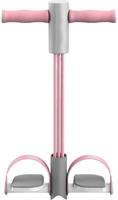 Yoga Spanning Touw - Pedaal Trainer - Full Body Training - Anti-slip Pedalen - 55x27 cm - Roze
