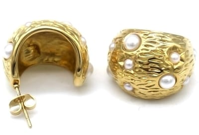 Oorbellen - oorstekers - accessoire - sieraad - oorsieraad - goudkleurig - parels - RVS - geschenk - cadeau - feest - hip - trendy - tijdloos - chique - feest - dames - vrouwen - verjaardag - feestdagen