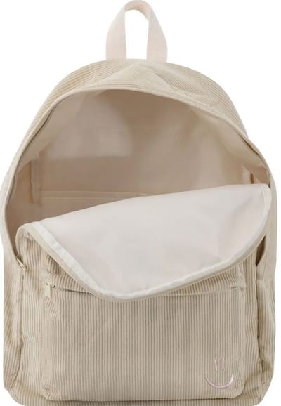 EBERHARD FABER Vrijetijdsrugzak, van corduroy, beige