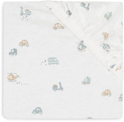 Jollein Baby - Hoeslaken Jersey 70/75x140/150cm - Ledikant Babybed - Zacht Katoen - On The Go