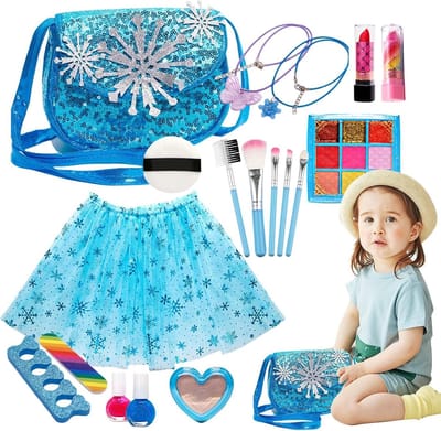 Meisjes Make-up Set - Speel Make-up - Creatief Spelen - Wasbaar Materiaal - 21 x 17 x 8 cm - Sp07-18