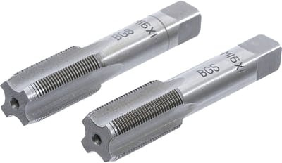 BGS Draadsnijtap - voor- en nasnijder - M16 x 1,0 - 2 delig