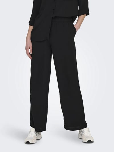 Jacqueline de Yong Broek Jdydivya Hw Wide Pants Wvn 15271184 Black Dames Maat - W26 X L34