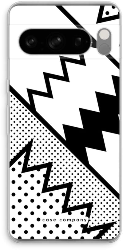 Case Company® - Hoesje geschikt voor Google Pixel 8 Pro hoesje - Pop Art #5 - Soft Cover Telefoonhoesje - Bescherming aan alle Kanten en Schermrand