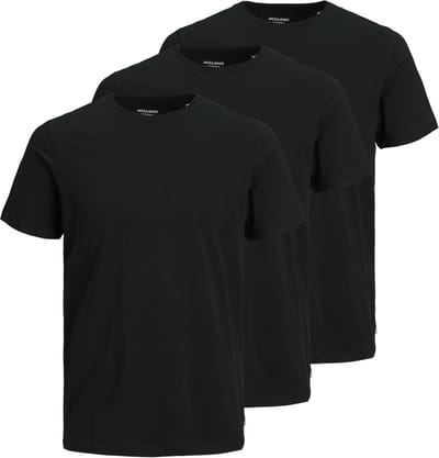 JACK & JONES- JJEORGANIC BASIC TEE SS O-NE 3PK MP NOOS - Heren - T-shirt