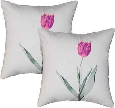 Set van 2 Kussenshoes 45x45cm | Buiten kussenhoezen | kussensloop | sierkussens | cushion cover | katoen | Cotton Canvas digital print
