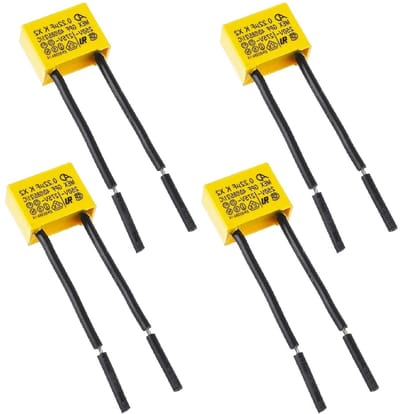 Flitsende Veiligheid Capacitoren met 6 LED's - 0.22µF 275V X2 Radiaal voor Betrouwbare Bescherming en Efficiënte Verlichting