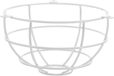 Rookmelder Beschermkap - Afdekking Detector - Brandpreventie Thuis - Robuuste Metalen Behuizing - 13 x 13 x 7.5 cm - Wit