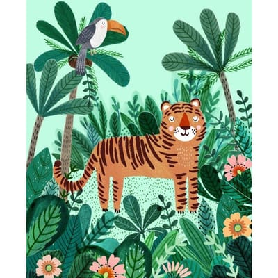 Petit Monkey poster Tiger 50 x 70 cm