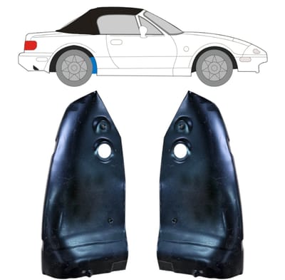 Reparatiepaneel achterste wielkast voor Mazda MX-5 1989-1998 / Links + Rechts
