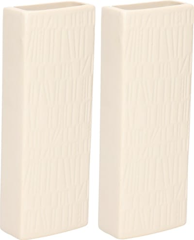 Gerimport Waterverdamper - 4x - warm wit - keramiek - 400 ml - radiatorbak luchtbevochtiger - 7 x 18,5 cm