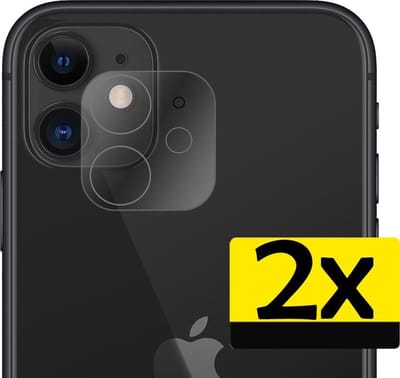 Camera Lens Protector - Geschikt voor Apple iPhone 11 - 2 Stuks - Camera Screenprotector - Beschermglas - Gehard Glas - Tempered Glass - Screen Protector