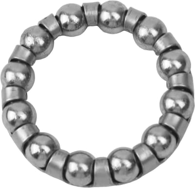 Hometrainer Middenas - Fiets Onderdeel - Fitness Onderhoud - Roestvrij Staal - 33.5mm Binnendiameter - Zilver