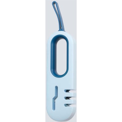 Keukenmessenslijper Fijn Scharenslijpapparaat Snel Draagbaar Handheld Hangend Ontwerp Blauw