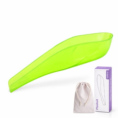 Herbruikbare Plastuit voor Vrouwen Limoen Groen met Opbergzakje - Plastuitje - Vrouwen Urinoir - Urinaal - Hard plastic- pee