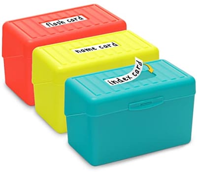 Kaarthouder 3x5 - Indexkaart Organizer met 300 Kaart Capaciteit