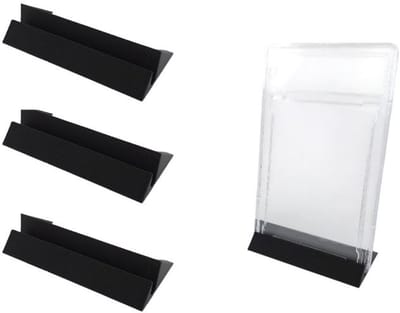 Kaarthouder - card display standaard - TCG - houder geschikt voor PSA en acryl slabs - 3 stuks mid zwart