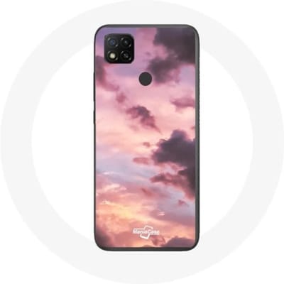 Xiaomi Redmi 9C hoesje Roze wolk-esthetiek