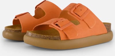Scholl Noelle Chunky Sandalen oranje Suede - Dames - Maat 36