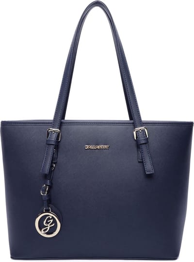 Gallantry® - Schooltas - Dames Tas - Tassen met rits - Schoudertas - Handtas - Werktas - Shopper - Tote bag - geschikt voor A4 - Blauw