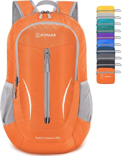 Lichtgewicht Opvouwbare Rugzak 25L voor Wandelen en Reizen