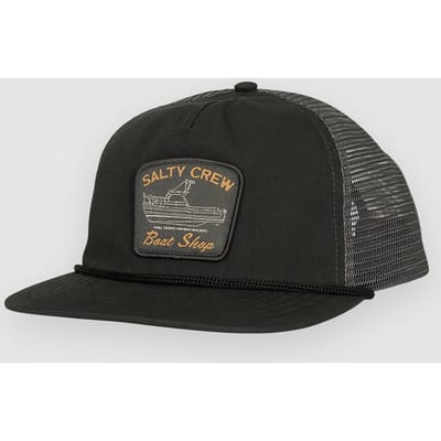 Salty Crew Boat Shop Trucker Pet Zwart Man,Vrouw