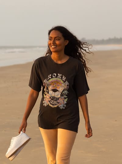 Roxy TO THE SUN - Dames T-shirt short