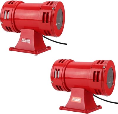 Industriële Sirene 150dB Motor Aangedreven Continu LED Alarm Hoorn 220V