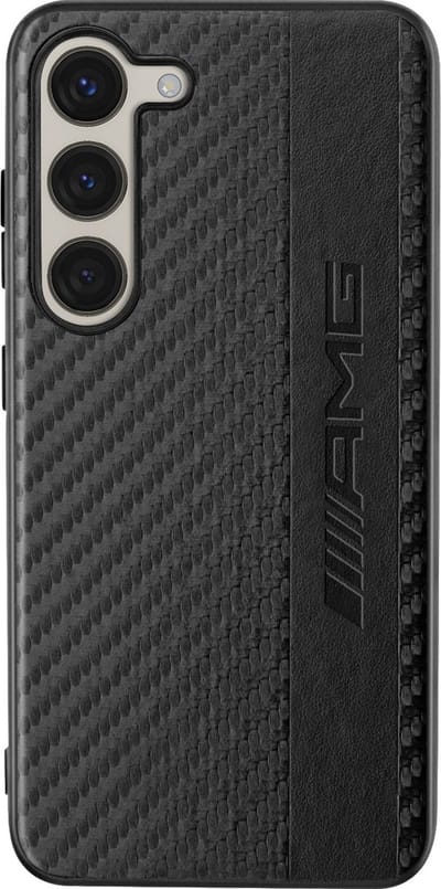 Mercedes-Benz AMG Carbon Back Cover - Geschikt voor Samsung Galaxy S23 (SM-S911) - Zwart