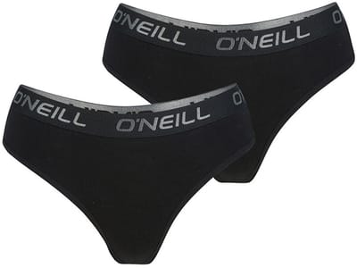 6 pack O'Neill Dames ondergoed Brazilian slip - Katoen - Zwart