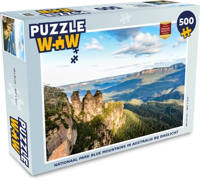 Puzzel Nationaal park Blue Mountains in Australië bij daglicht - Legpuzzel - Puzzel 500 stukjes