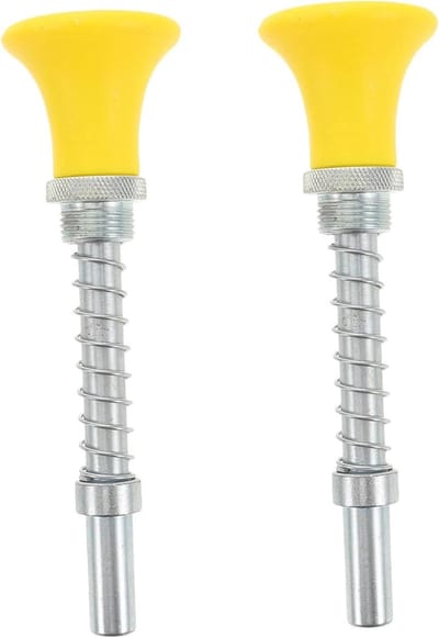 Gewicht Stapelpen - Laadpen Fitness Rek - Gewichten Aanpassen - Snelspansysteem - 15 x 4.5 x 1 cm - Multi