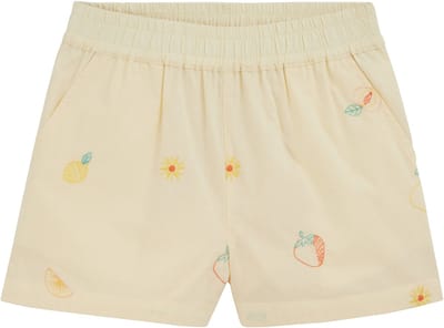 WE Fashion Meisjes relaxed fit short met embroideries