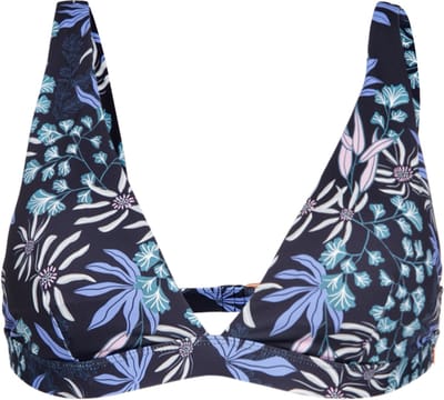 Brunotti - Fortelle-Print - Bikini Topje Zwart - Dames - Bralette Bikini Top - Uitneembare padding - 34