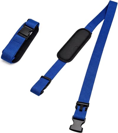 Verstelbare Draagriemen - Schouderbanden Draagbanden - Objecten Vervoeren - Antislip Ontwerp - 105-180 cm - Donkerblauw