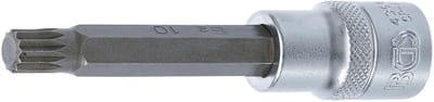 BGS Dopsleutelbit lengte 100 mm 1/2 veeltand (voor XZN) M10