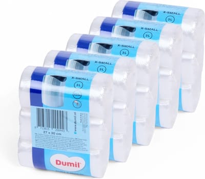 Dumil Afvalzakjes 150 zakken van 3 Liter - 5-pack