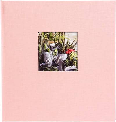 Goldbuch - Fotoalbum Bella Vista - Rosé - 30x31 cm - Zwarte pagina's - 60 pagina's