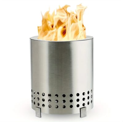 Linkforu – Mini Tuinhaard – Sfeerhaard - Buitenhaard – Terrasverwarmer - Warmte Brander - Vuurplaats - Draagbaar – Rookloos - RVS
