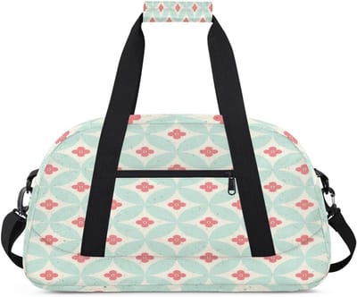 Sport Plunjezak - Weekendtas Gymtas - Reizen Sporten - Bloemenpatroon Ontwerp - 24L 48cm - Kleurrijk