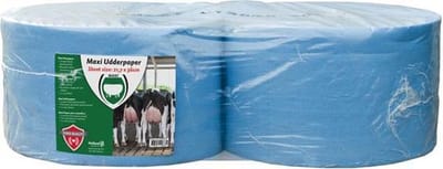 Excellent Maxi Uierpapier - Hoge kwaliteit Large - 3 laags - 21.7x36 cm - blauw - 2 Rollen - 4,5 kg per rol