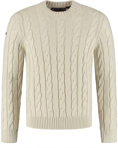 Superdry Jacob Cable Jumper Trui Heren - Maat XXL