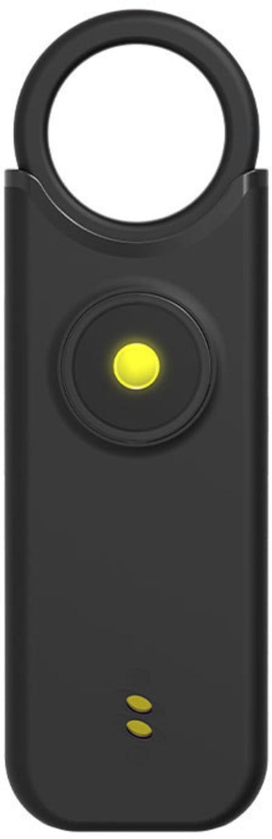 Persoonlijk Alarm - Persoonlijk alarm zelfverdediging - Alarm sleutelhanger - 135dB zelfverdedigingssirene voor vrouwen met - Sleutelhanger met LED - persoonlijke bescherming onderweg en thuis - Alarm voor kinderen, vrouwen en ouderen (zwart)