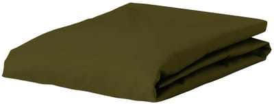 Essenza Minte Hoeslaken Mosgroen - 90x200 cm