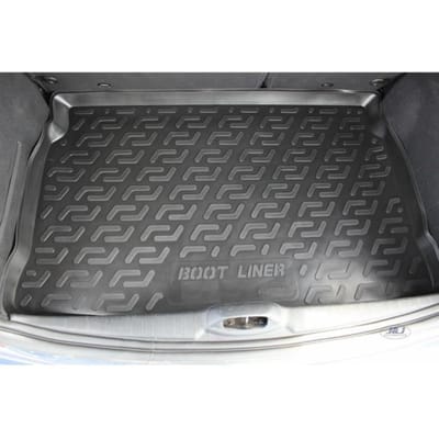 J&J AUTOMOTIVE | Tapis De Coffre Caoutchouc Premium Pour Peugeot 207 5P. Berlina 2006-2019 noir